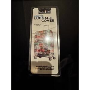 Samsonite printed luggage cover (XL fit 27+")